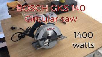 Quick Unboxing and Review of Bosch GKS 140 Circular Saw