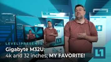 Gigabyte M32U: 4k and 32 inches; MY FAVORITE!