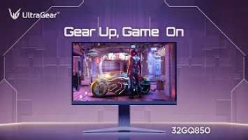 LG UltraGear : 32GQ850 – 32” QHD 240Hz(O/C 260Hz) Gaming Monitor I LG