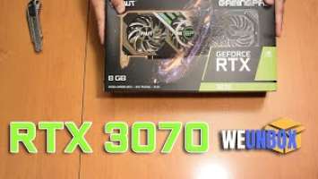 Unboxing Palit GeForce RTX 3070 GamingPro