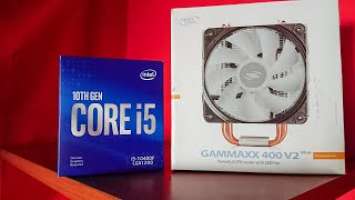 i5 10400f - Intel Stock Cooler vs DeepCool Gammaxx 400 v2