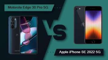 Motorola Edge 30 Pro 5G Vs Apple iPhone SE 2022 5G Comparison #shorts