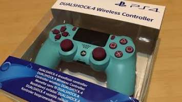 Sony PS4 DUALSHOCK 4 V2 Berry Blue Unboxing