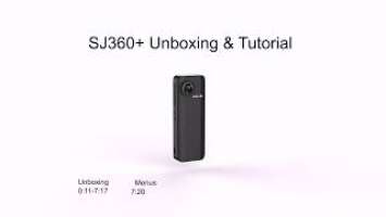 SJCAM SJ360+ Panoramic Cam Unboxing Review + Converter Tutorial