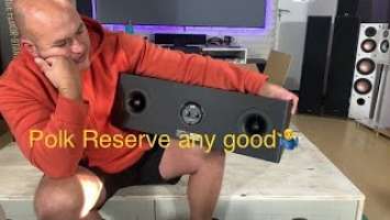 Polk reserve R700 unboxing,testing and shootout vs Klipsch RP8000ii