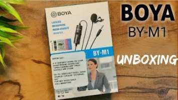 Unboxing BOYA BY-M1 | Best affordable Mic for beginners