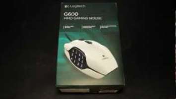 Logitech G600 MMO Gaming Mouse Unboxing!