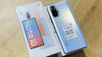 Xiaomi Redmi Note 10 Pro Glacier Blue Unboxing