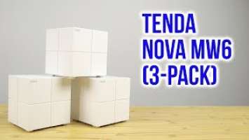 Распаковка Tenda Nova MW6 3-pack