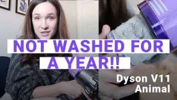 Washing the Filter of My Dyson V11 Animal for the First Time in a Year!