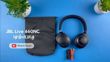 JBL Live 660NC Headphones unboxing