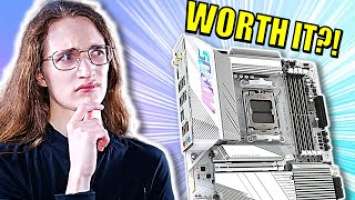 A HEFTY Price for an All-White Motherboard! Gigabyte X670E Aorus Pro X