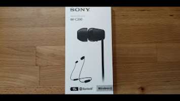 Обзор беспроводной гарнитуры Sony WI-C200