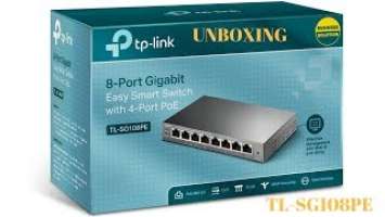 Unboxing Switch 8 portas PoE TP Link (TL-SG108PE)