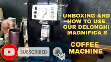 Unboxing  of Delonghi Magnifica S Ecam 22.110.B