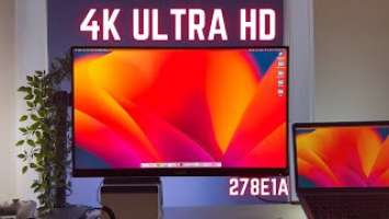 PHILIPS E Line 27inch 4K ULTRA HD - 278E1A - Very Affordable 4K Monitor Review