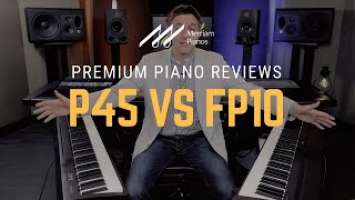 Yamaha P45 vs Roland FP10 Digital Piano Review, Comparison, & Demo