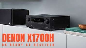 The New Denon AVR X1700H 8K Ready AV Receiver  Quick Look India