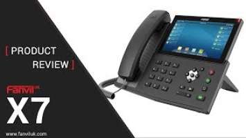 #Fanvil X7 Touchscreen IP Phone Review