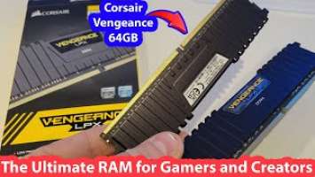 Corsair Vengeance LPX 64GB (2x32GB) DDR4 RAM Unboxing