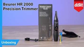 Beurer HR 2000 Precision Trimmer Unboxing