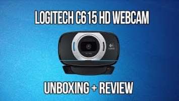 LOGITECH C615 HD WEBCAM UNBOXING + REVIEW!!