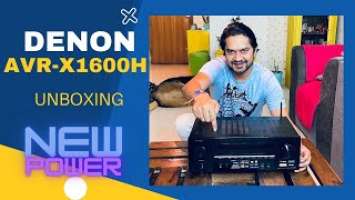 Denon AVR X1600H 4K Ultra HD AV Receiver Unboxing  - Quick Look India || Loki & Diana