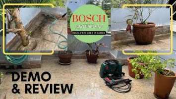 BOSCH EASYAQUATAK 120 | HIGH PRESSURE WASHER | DEMO & REVIEW | Hazel's Diary