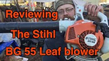 Stihl BG55 leaf blower review