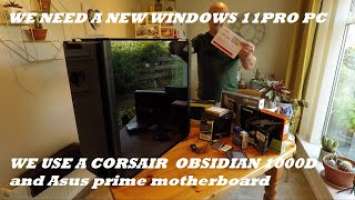 Corsair Obsidian 1000D windows 11 build