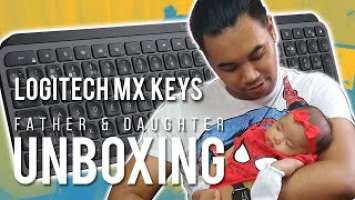 FATHER DAUGHTER UNBOXING | Logitech MX Keys