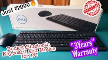 DELL KM3322W Bluetooth Keyboard and Mouse unboxing and test review | Best value for money product