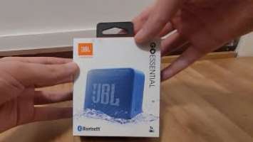 Unboxing JBL Go Essential Bluetooth portable speaker