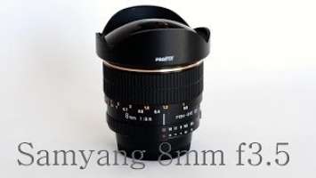 8mm f3.5 Samyang Fisheye Review for Nikon D5200 1080p