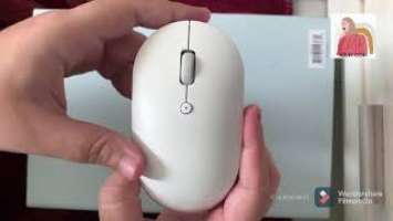 XIAOMI Mi Dual Mode Wireless Mouse Silent Edition Review on Laptop and Phone - Malaysia