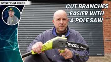 Ryobi Pole Saw // OPP1820 // Cordless Pole Saw Review // Get The Perfect Cut