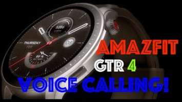 Amazfit GTR 4  - Voice Calling On Iphone IOS