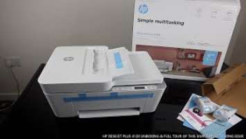 HP DESKJET PLUS 4120 UNBOXING & FULL TOUR OF THIS SIMPLE MULTITASKING GEAR