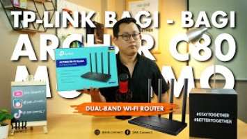 TP Link Archer C80 Wireless MU-MIMO Dual-Band Wi-Fi Router - Unboxing & Review (New Product)