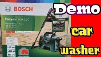 Bosch Easy Aquatak 120| High pressure washer - unboxing and testing.