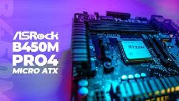 ASRock B450M Pro4 Micro ATX - First Look and Unboxing