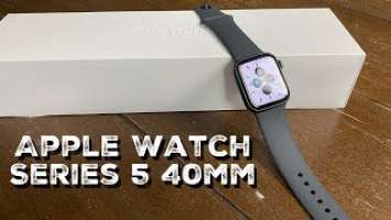 Apple Watch Series 5 40mm GPS Unboxing, Setup and First Look