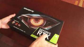 Gigabyte GeForce RTX 3050 Gaming OC 8G unboxing