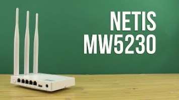 Распаковка Netis MW5230