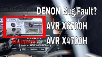 Denon We Have a Problem   Denon AVR X4700H AVC  X6700H AVC X4700H AVR X6700H