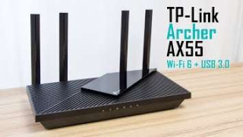 TP-Link Archer AX55 - Wi-Fi 6 роутер з портом USB 3.0 і швидкістю до 3 Гбит/с! Огляд маршрутизатора