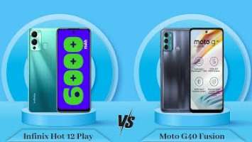 Infinix Hot 12 Play Vs Moto G40 Fusion - Full Comparison [Full Specifications]