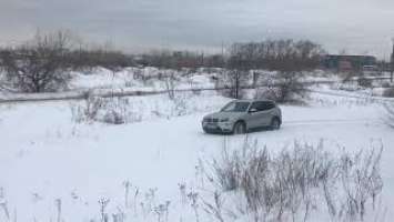 BMW X3 F25 3.0Diesel snow test off road Michelin X-ice north 4 suv.