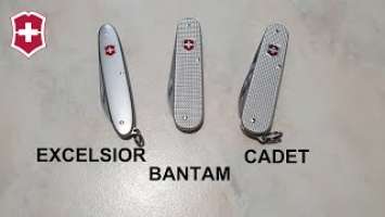 [REVIEW] Victorinox - EXCELSIOR, BANTAM & CADET | ALOX | (Swiss Army Knives)