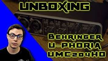 Behringer U-PHORIA UMC204HD [Unboxing]